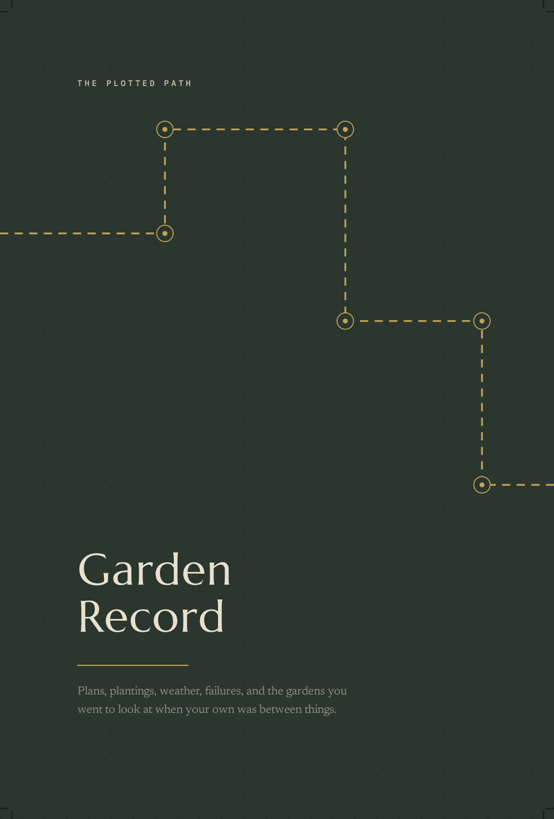 The Garden Record, cover
